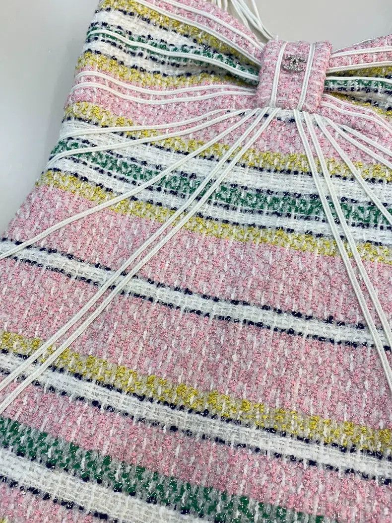 Chanel Chanel 24S candy-coloured bow flash suspender skirt Size XXS / US 00 / IT 34 - 3 Thumbnail