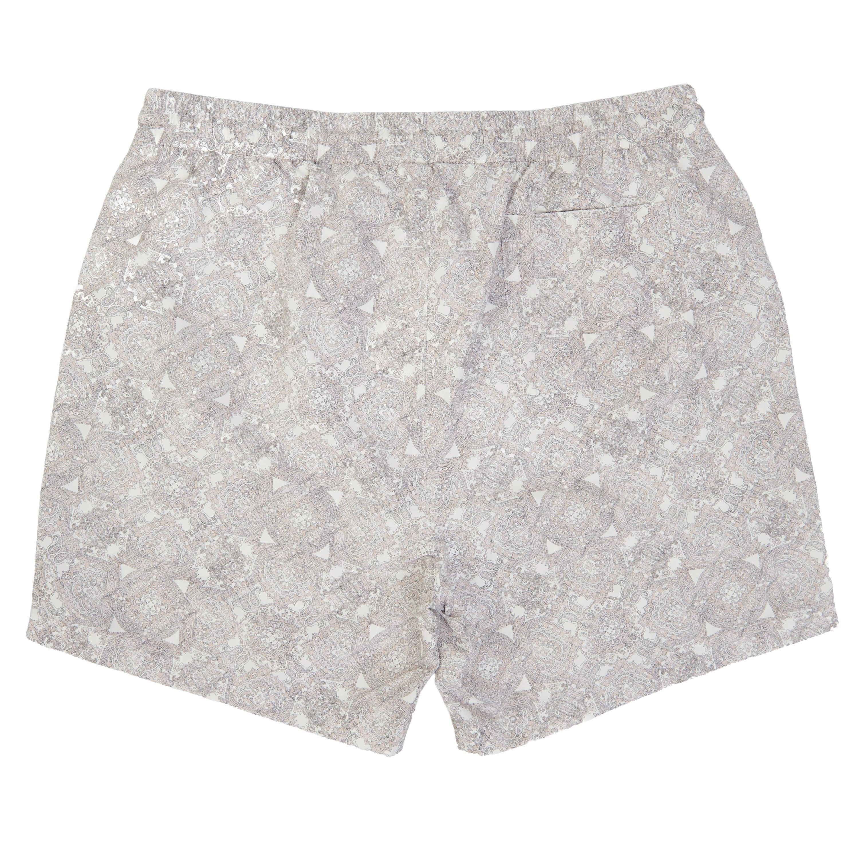 Brunello Cucinelli Swim Shorts With Paisley Print & Logo Embroidery Size M Size US 30 / EU 46 - 2 Thumbnail