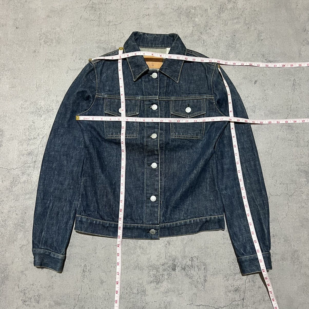 Helmut Lang Helmut Lang 1998 Slim 2 Pocket Vintage Denim Jacket Size XS / US 0-2 / IT 36-38 - 8 Thumbnail