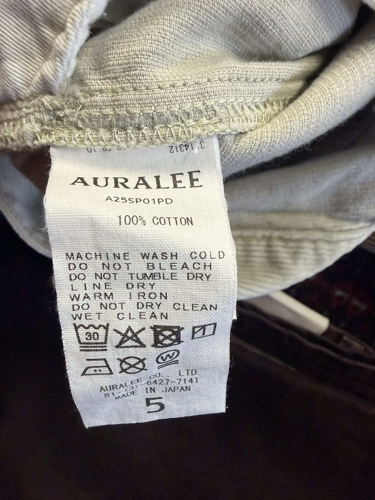 Auralee auralee finx corduroy pants sz 5 Size US 34 / EU 50 - 5 Thumbnail