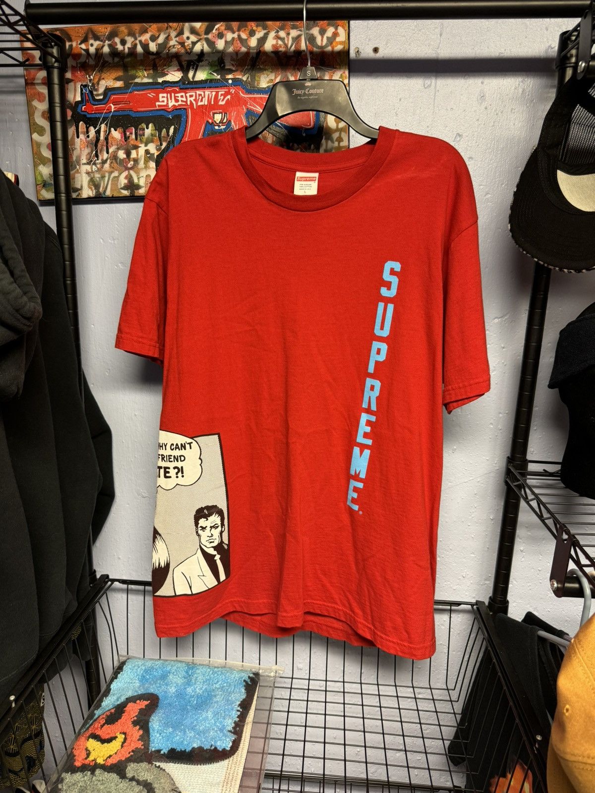 Supreme Thrasher Boyfriend Tee Red Large
