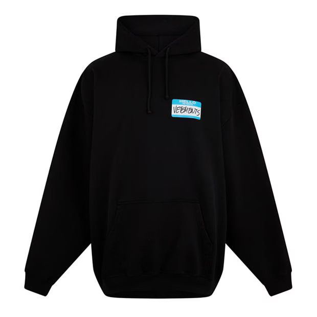 Vetements o1g2r1mq0824 Hoodie in Black Size US XS / EU 42 / 0 - 1 Thumbnail