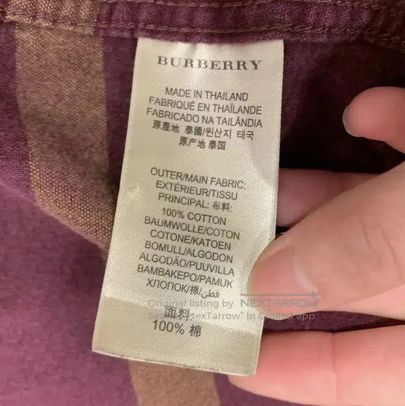 Burberry Burberry Long Sleeve Plaid Shirt for Women. Size L / US 10 / IT 46 - 5 Thumbnail