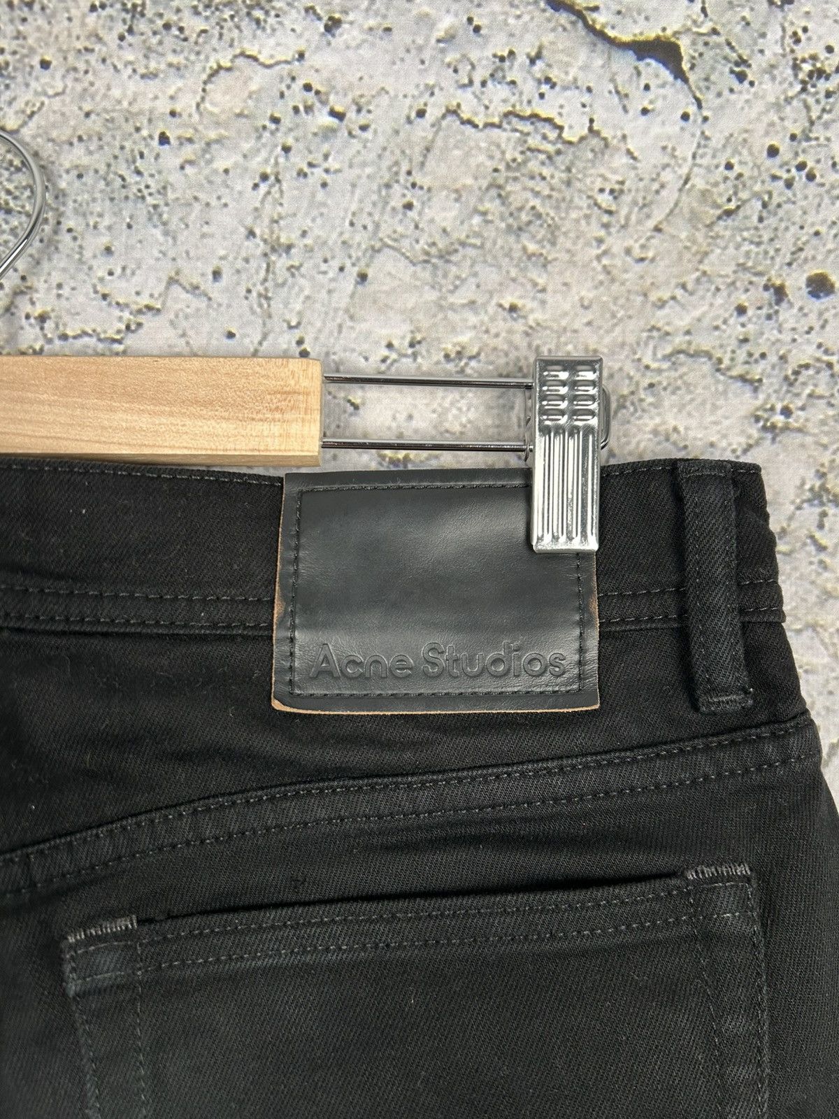 Acne Studios North Stay Black Jeans Denim Avant Garde Rare