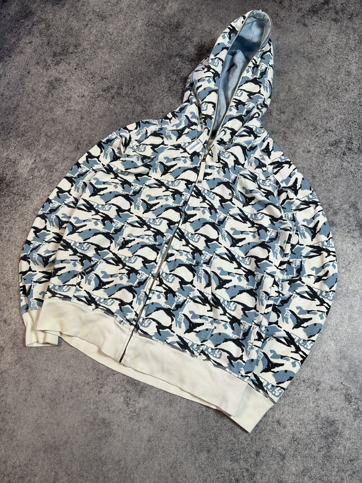 Vintage Y2K Full Zip Up Hoodie Streetwear Style Bape L USA Rare Alt Size US L / EU 52-54 / 3 - 2 Thumbnail