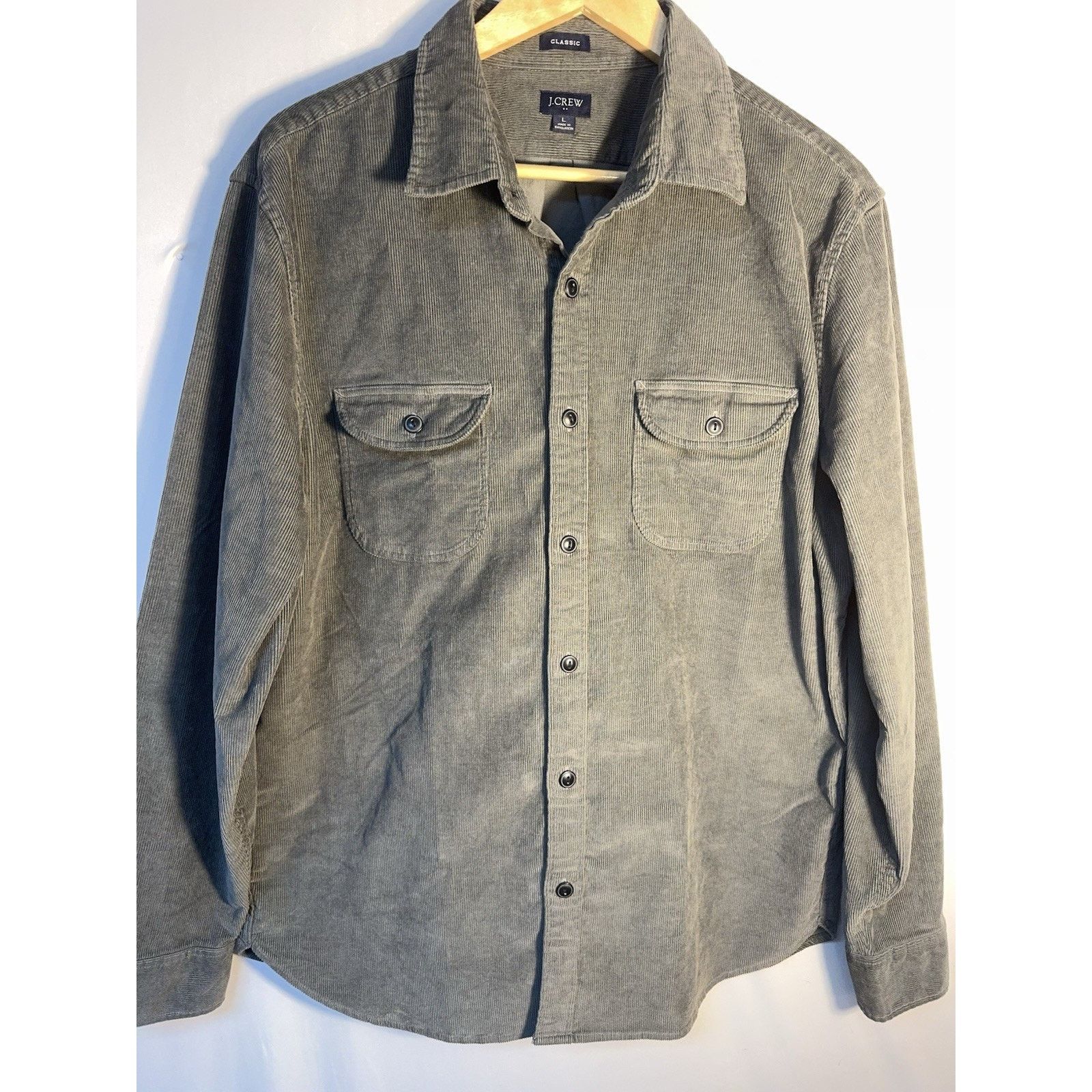 J.Crew J Crew Corduroy Shirt Mens L Button Up Workwear Cotton Size US L / EU 52-54 / 3 - 1 Thumbnail