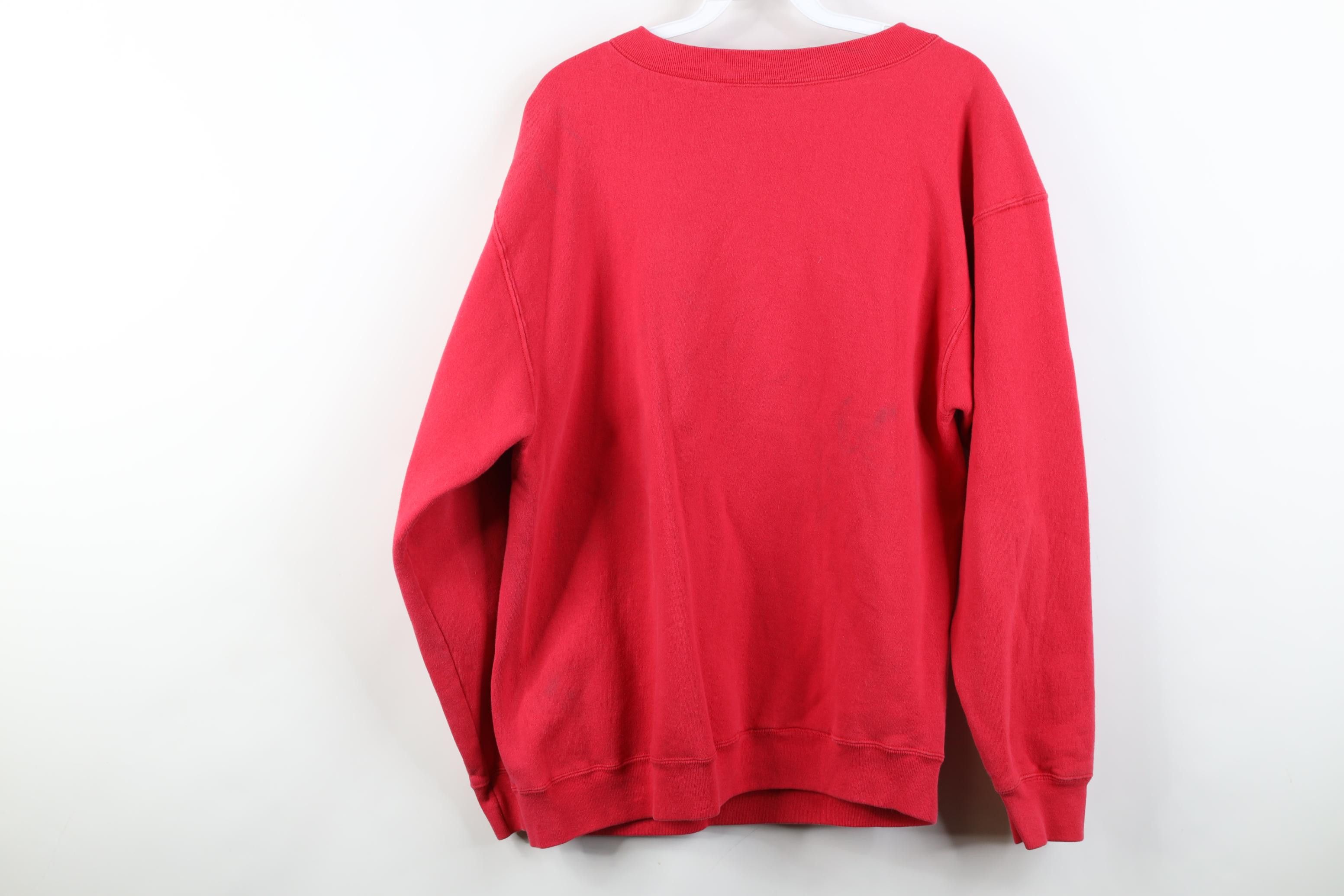 Vintage Vintage 90s Detroit Red Wings Hockey Crewneck Sweatshirt Size US M / EU 48-50 / 2 - 12 Thumbnail