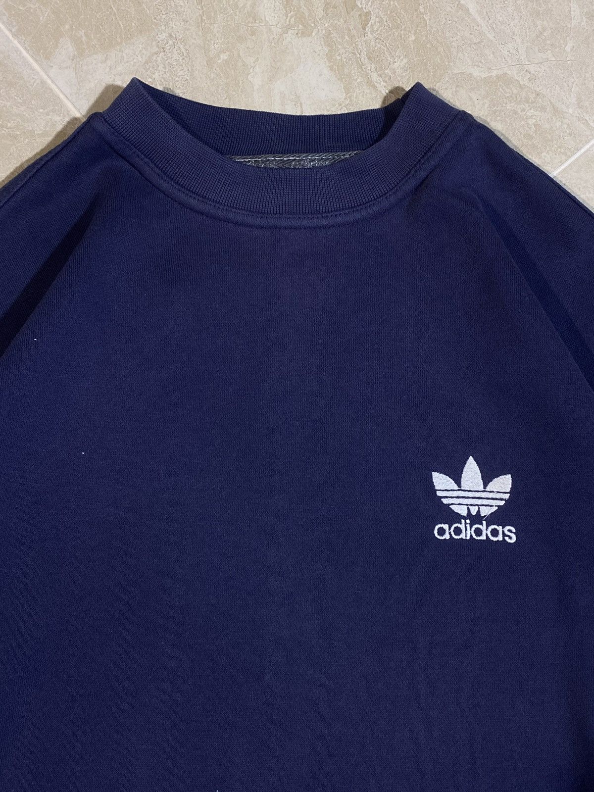 Adidas VINTAGE ADIDAS TREFOIL CREWNECK SWEATSHIRT FADED RETRO 90s Size US M / EU 48-50 / 2 - 8 Thumbnail