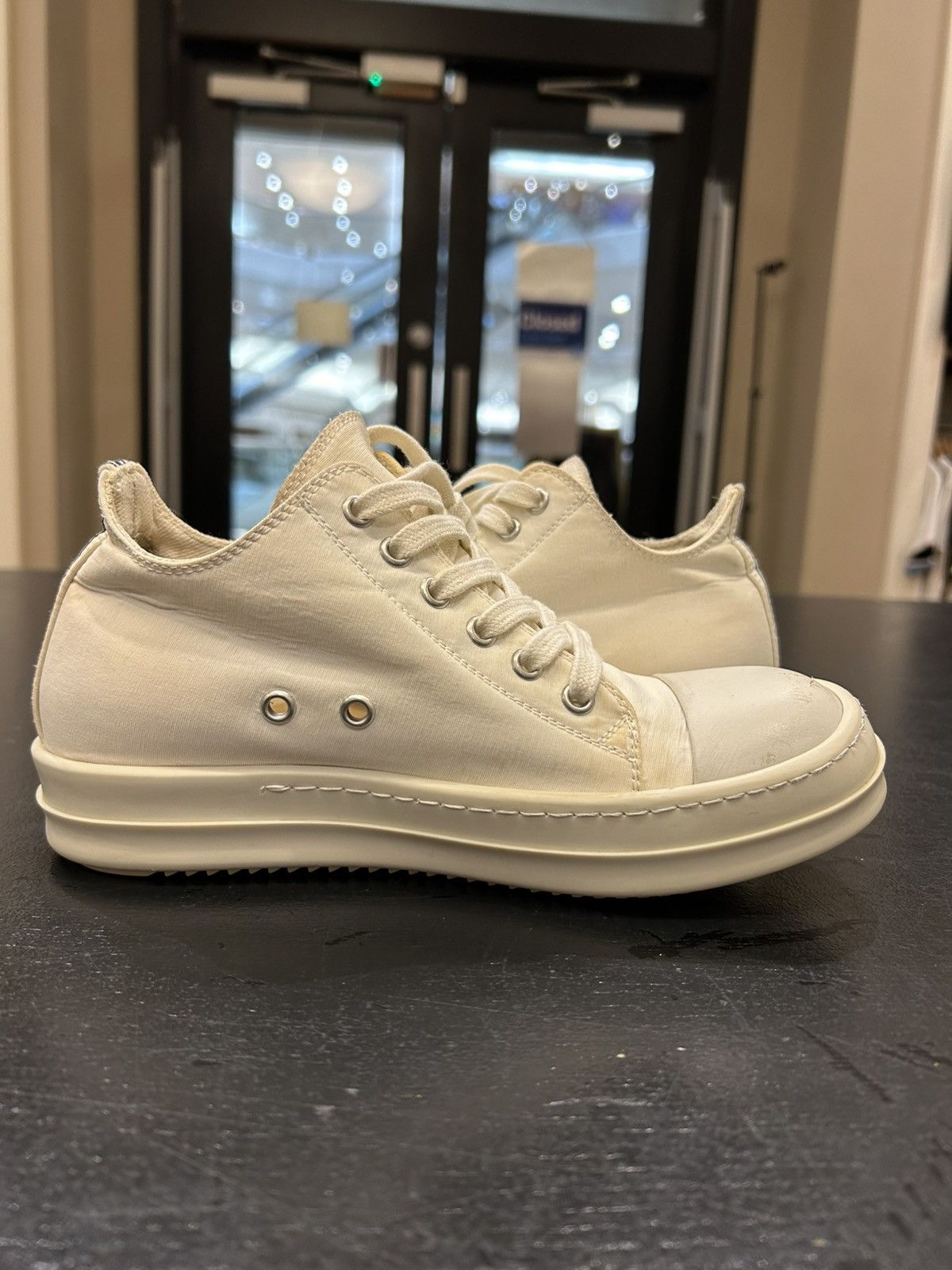 Rick Owens Rick Owens DRKSHDW Ramones Low Top Sneakers Size US 4 / IT 34 - 4 Thumbnail