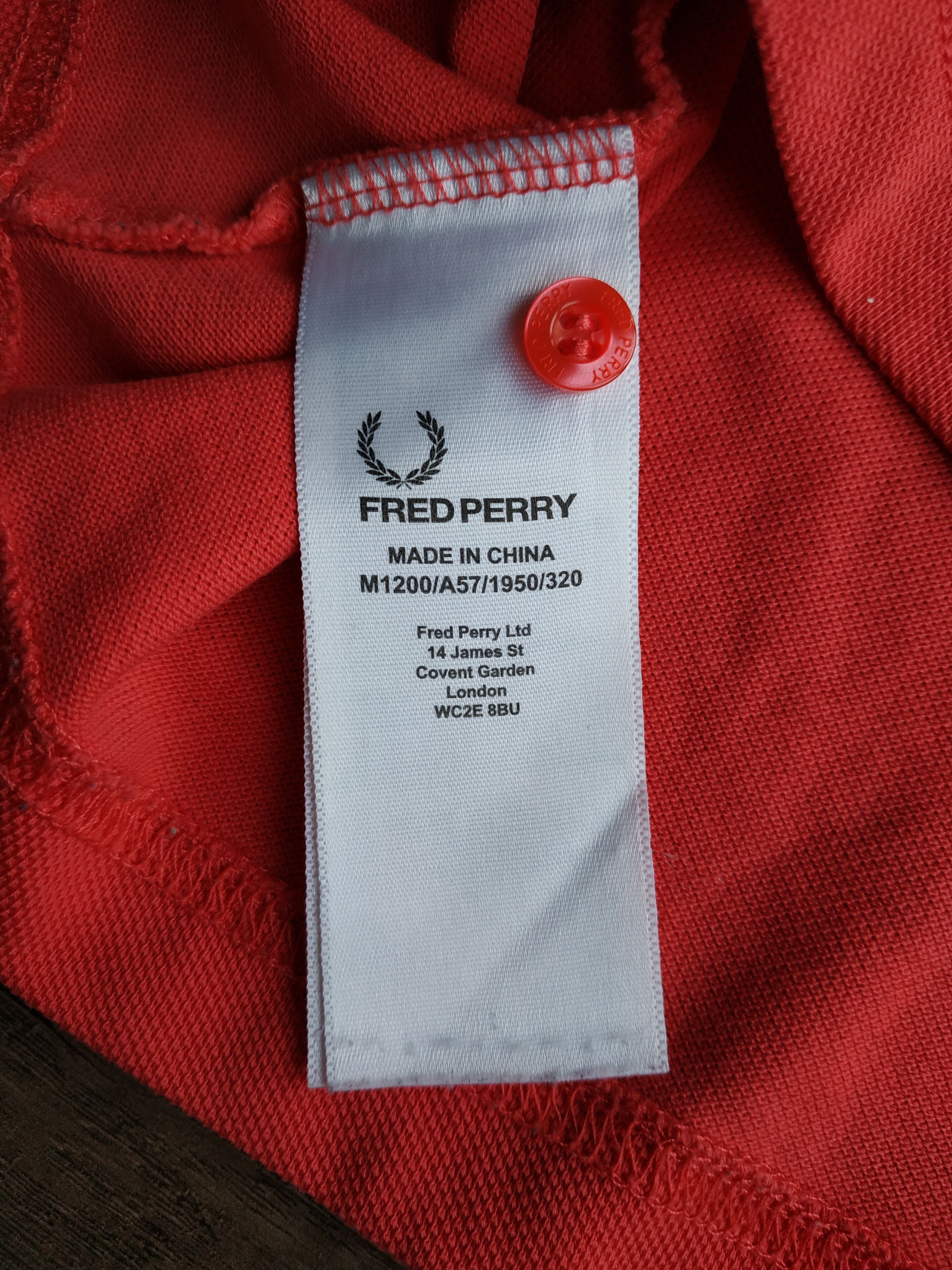 Fred Perry FRED PERRY Men's Coral Polo Shirt, s. SMALL Size US S / EU 44-46 / 1 - 10 Thumbnail