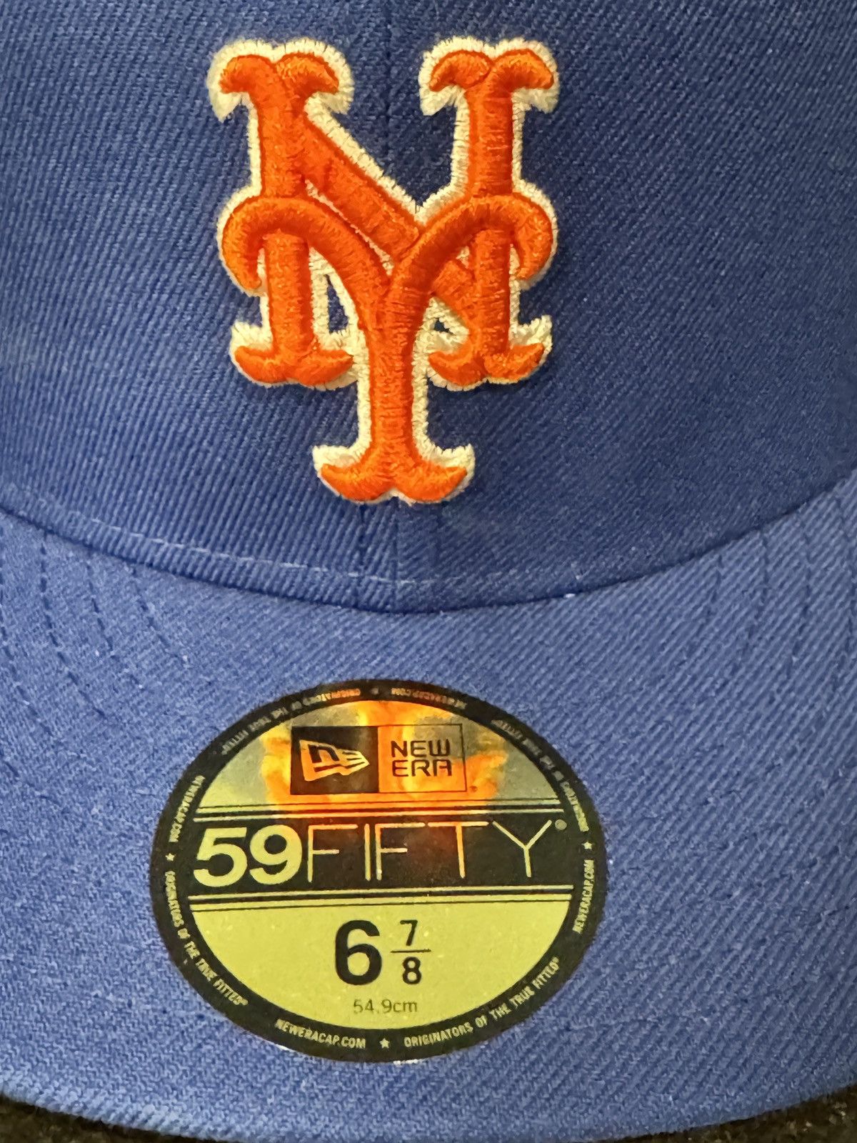 New Era New York Mets MLB New Era 59Fifty Fitted Cap - Size 6 7/8 Size ONE SIZE - 5 Thumbnail