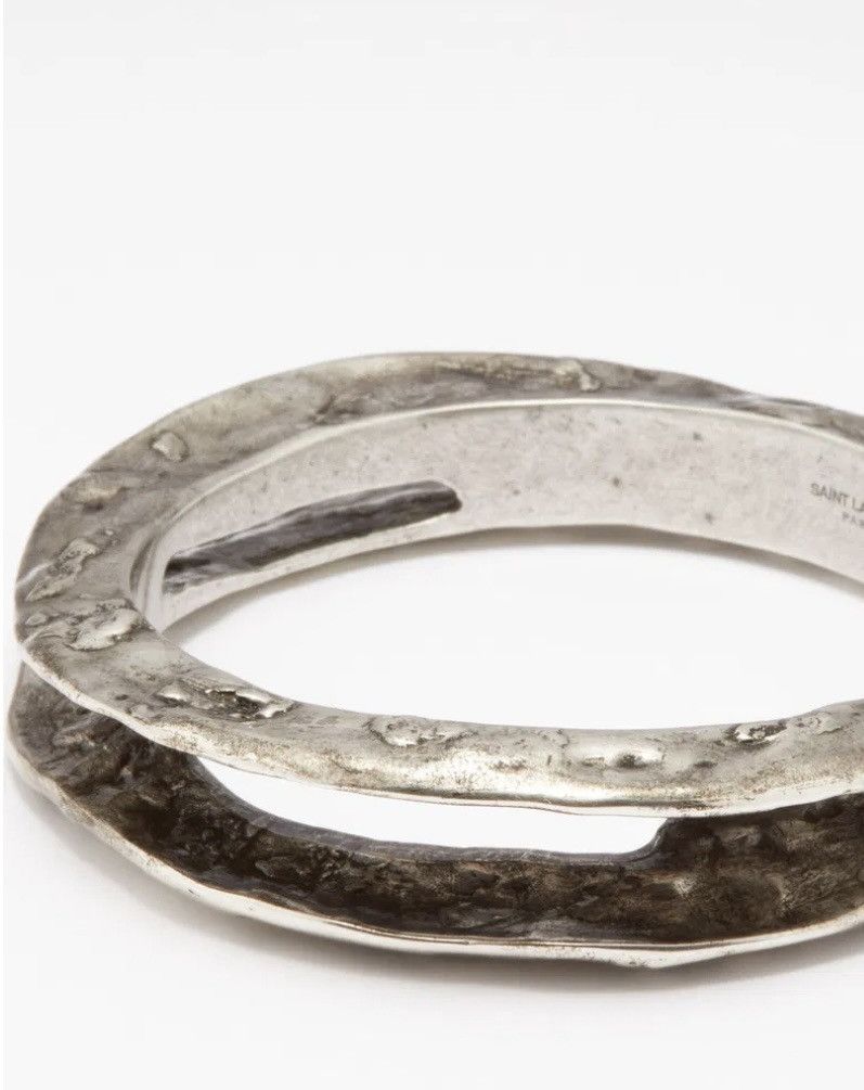 Saint Laurent Paris Saint Laurent Hammered Bangle NIB retail $1195 Size ONE SIZE - 10 Thumbnail