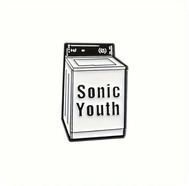Band Tees Sonic Youth Washing Machine enamel pin Size ONE SIZE - 1 Thumbnail