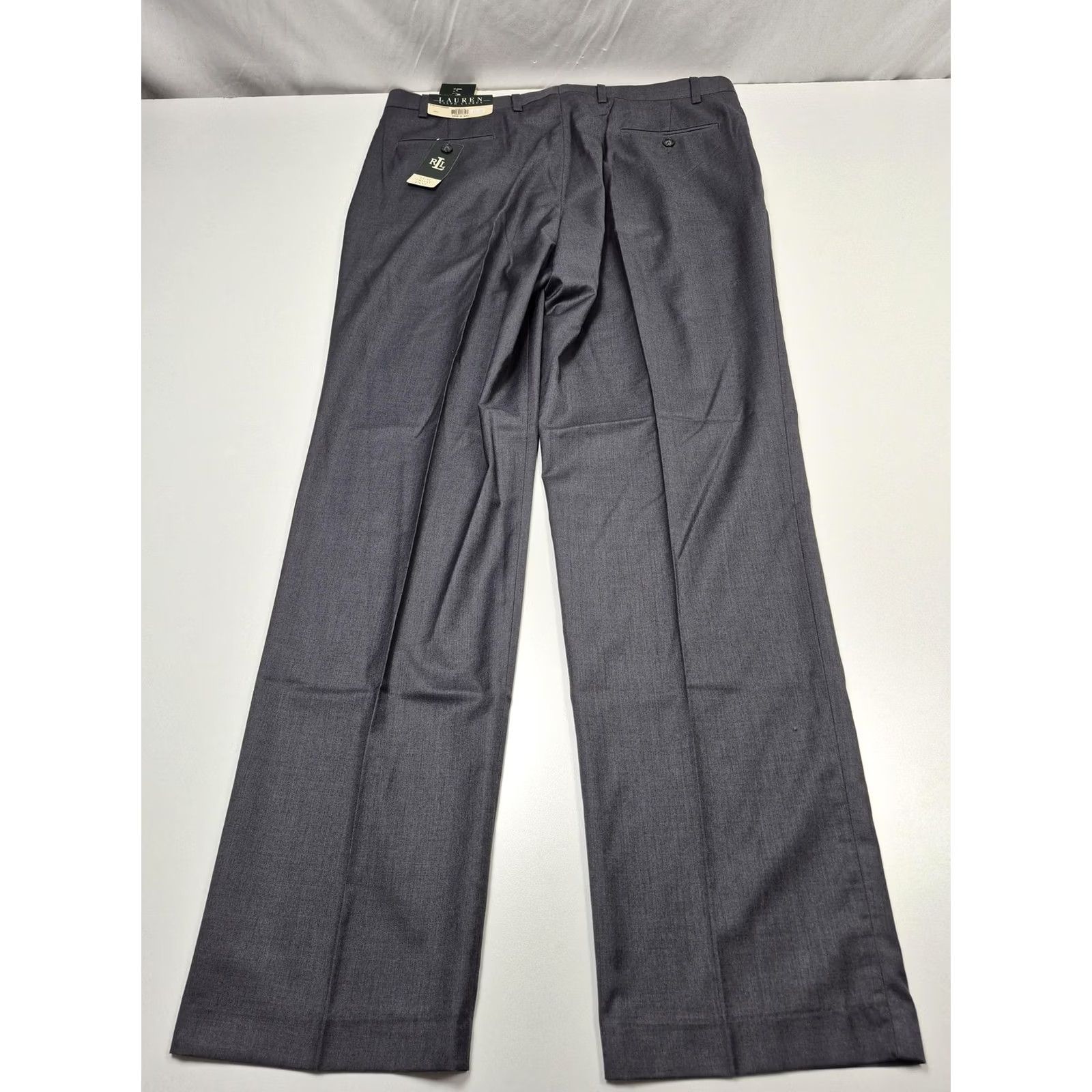 Ralph Lauren Lauren Ralph Lauren Dress Pants Men 38x34 Gray Flat Front Straight Poly Blend Dress Pants Mens 38 Gray Size US 38 / EU 54 - 6 Thumbnail