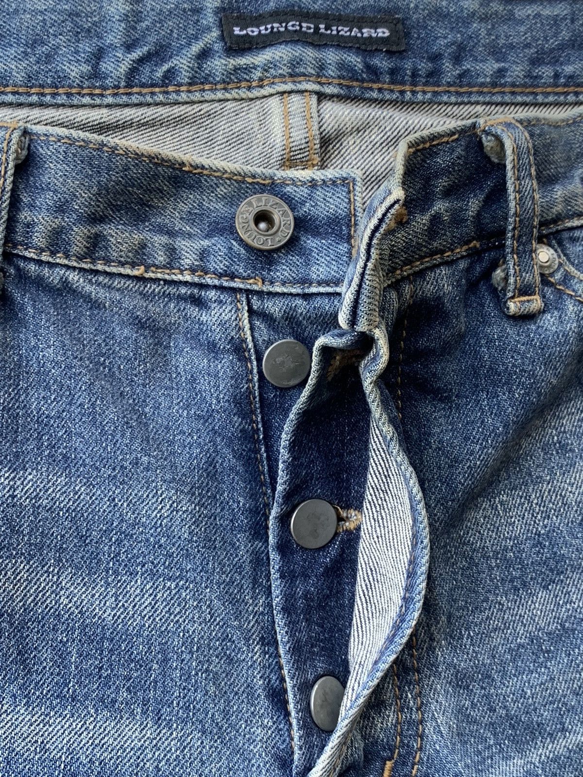 Lounge Lizard Distressed LOUNGE LIZARD denim. Size US 32 / EU 48 - 10 Thumbnail