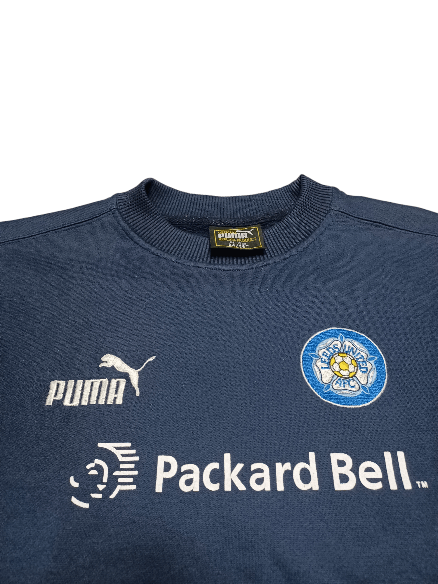 Puma LEEDS UNITED 1997 PUMA VINTAGE SOCCER FOOTBALL SWEATSHIRT Size US S / EU 44-46 / 1 - 2 Thumbnail