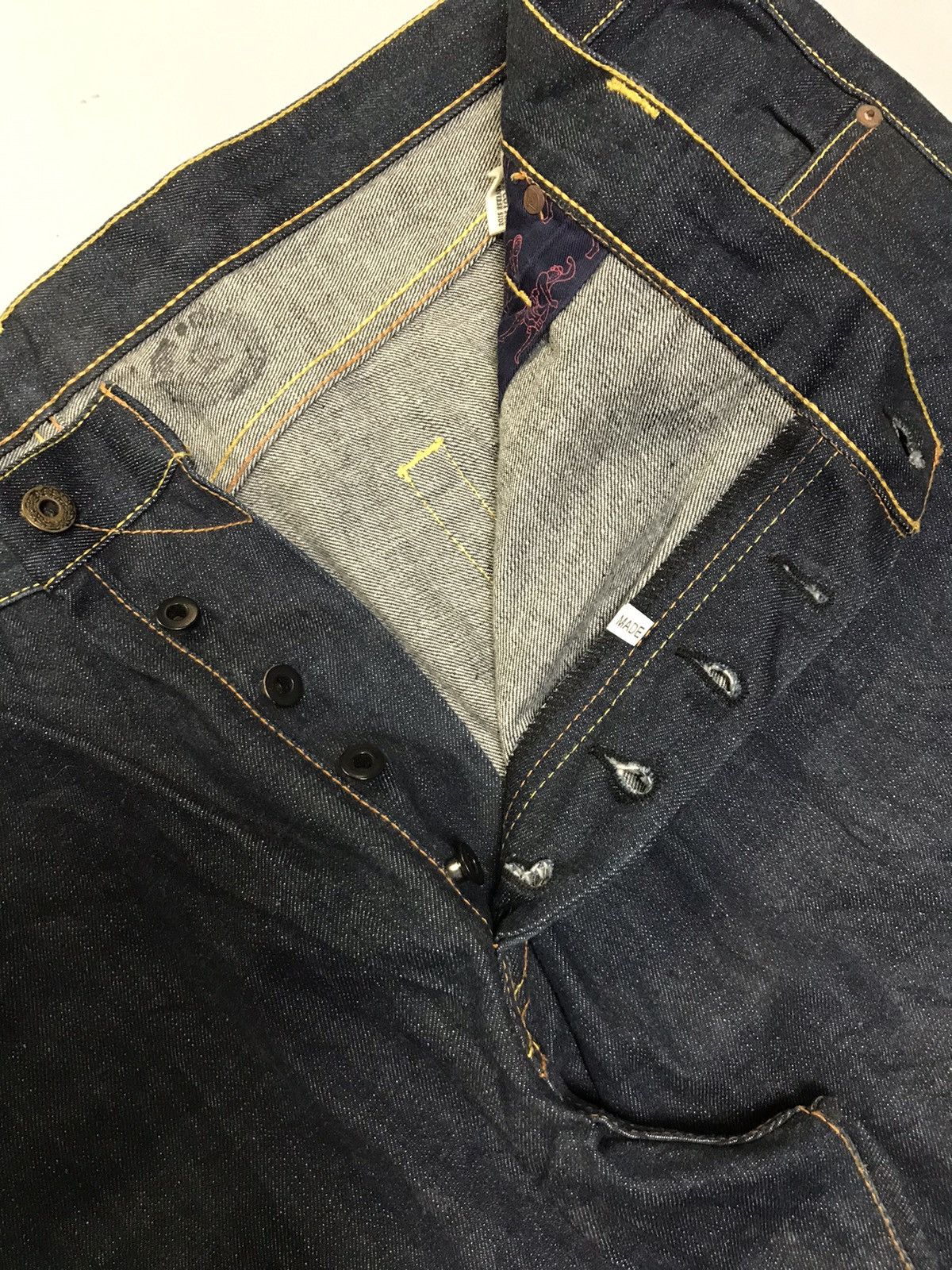 Japanese Brand Vintage Red monkey company embroidered denim 50x38 Size US 44 / EU 60 - 5 Thumbnail