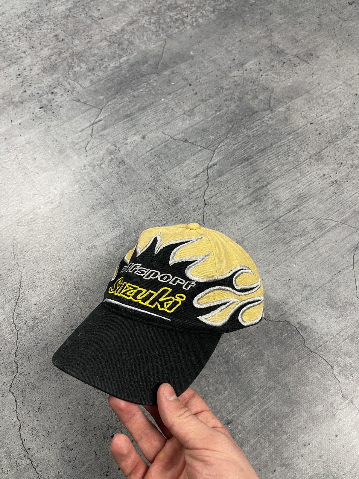 Ski-Doo × Vintage Ski Doo Factory Vintage Flames Fire Snapback Hat Size ONE SIZE - 4 Thumbnail