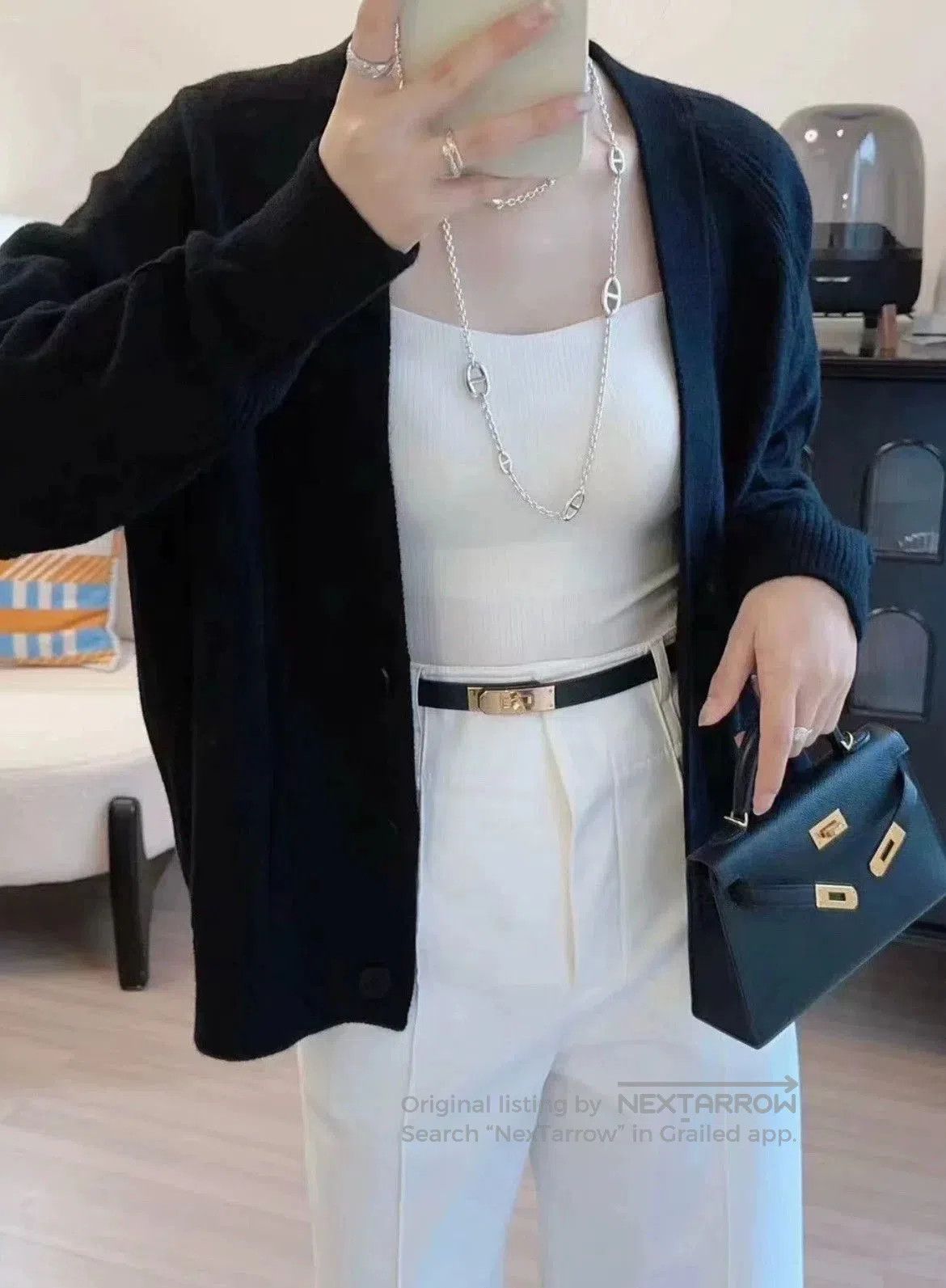 Hermes Hermes Black Knit Cardigan Size 34. Size US S / EU 44-46 / 1 - 7 Thumbnail