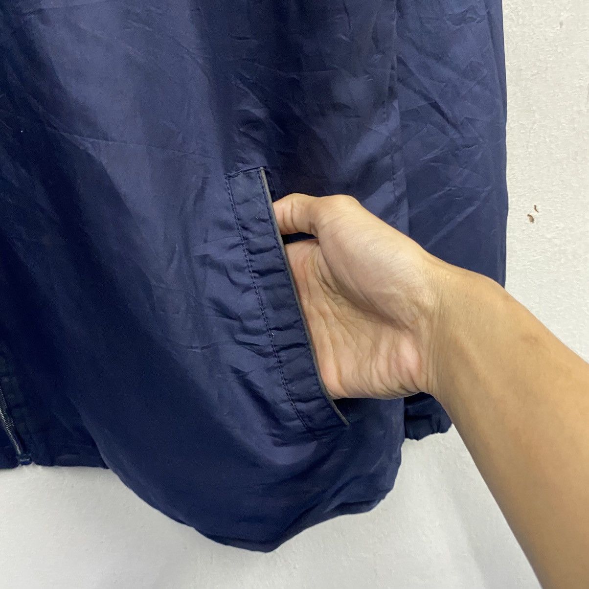 MCM Vintage MCM Legere Windbreaker Jacket Navy Blue Size US XL / EU 56 / 4 - 7 Thumbnail