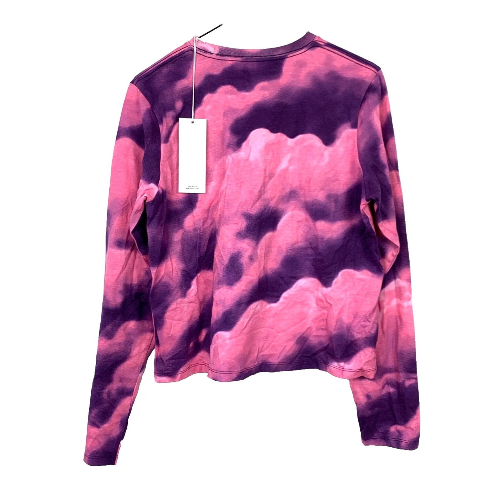 Saturdays NYC Saturdays NYC Tie Dye Pink Purple Long Sleeve Tee Shirt Small Size S / US 4 / IT 40 - 7 Thumbnail