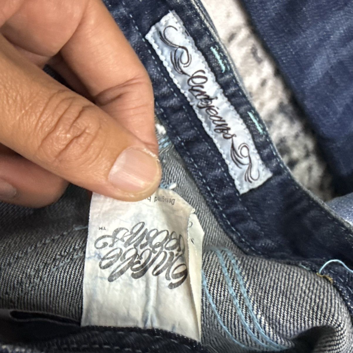 Japanese Brand Cycle Japan Embroidered Bold Stitch Studded Skinny Jeans Size 26" / US 2 / IT 38 - 11 Thumbnail