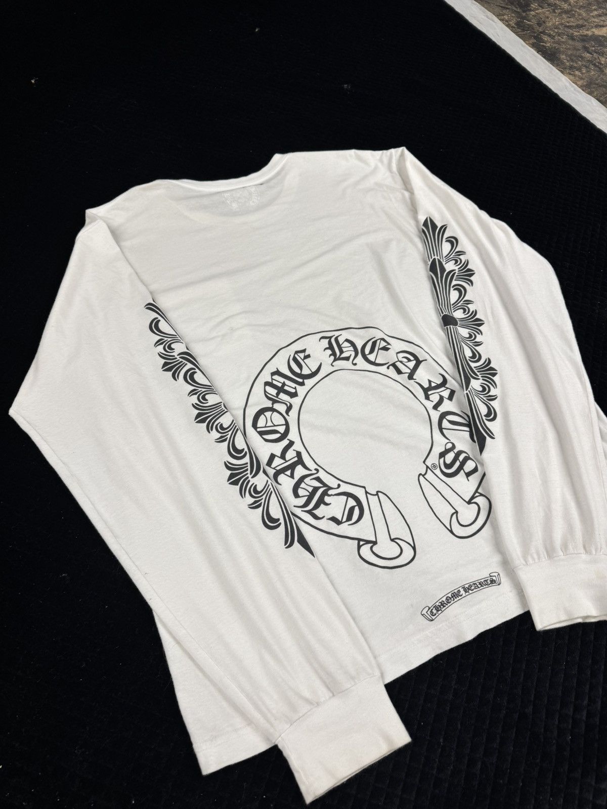 Chrome Hearts Chromehearts floral horseshoe longsleeve shirt Size US XL / EU 56 / 4 - 15 Thumbnail