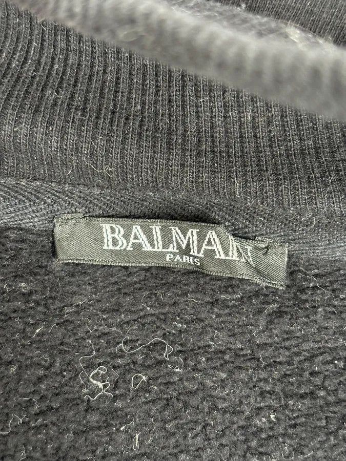 Balmain AW2017 Balmain Black Bondage Avant-Garde Zip-up Sweater Size US M / EU 48-50 / 2 - 9 Thumbnail