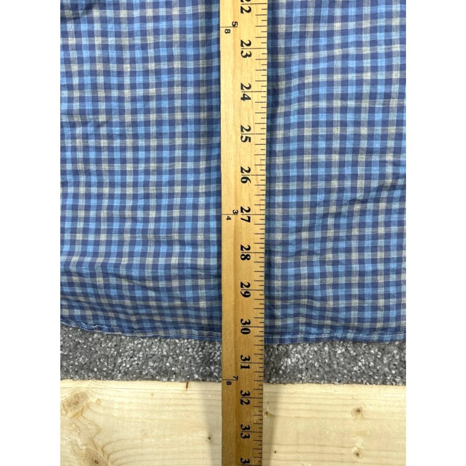 johnnie-O johnnie-O Shirt Mens XL Blue Gray Cotton Button Up Plaid Casual Button-Down Collared Classic Size US XL / EU 56 / 4 - 8 Thumbnail
