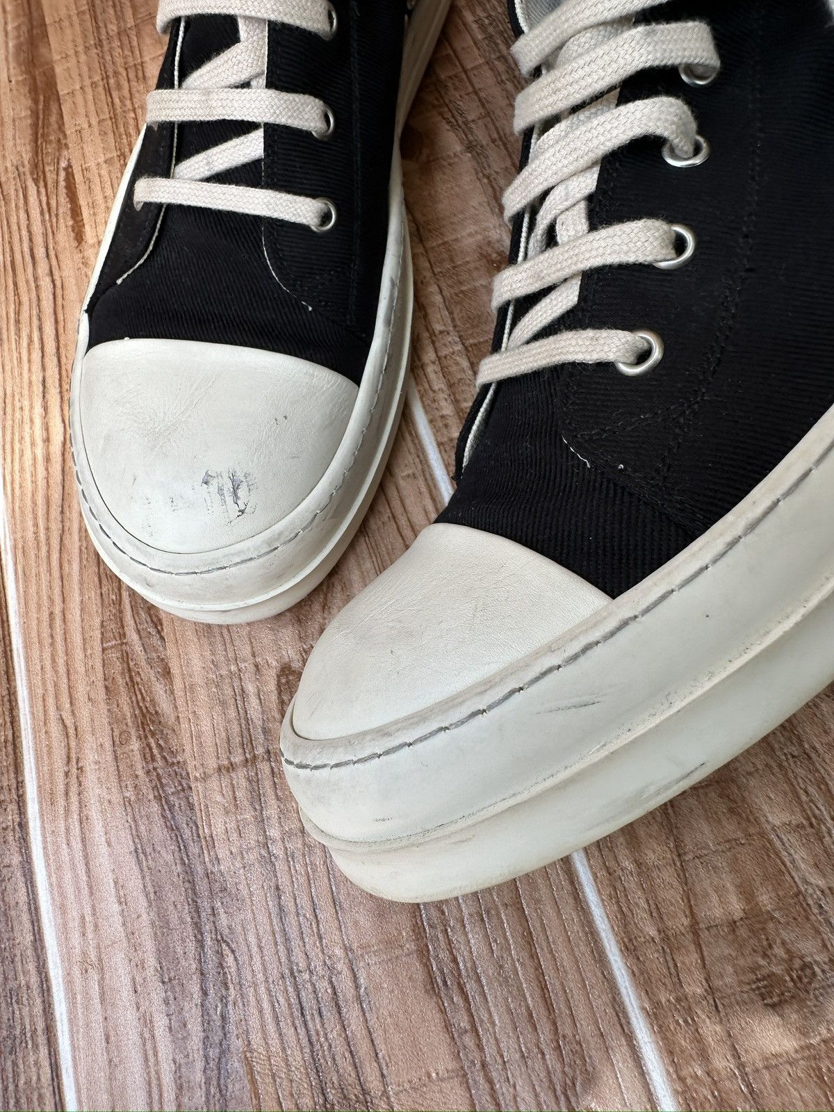 Rick Owens Rick Owens DRSHDW Black Cardboard Hightop Sneakers Size US 10.5 / EU 43-44 - 15 Thumbnail
