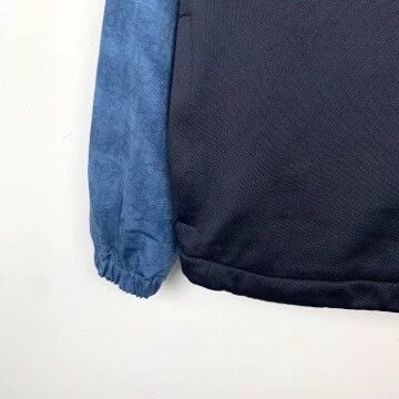 Dior Dior Blue logo old flower stitching hooded sweatshirt jacke Size US XS / EU 42 / 0 - 4 Thumbnail