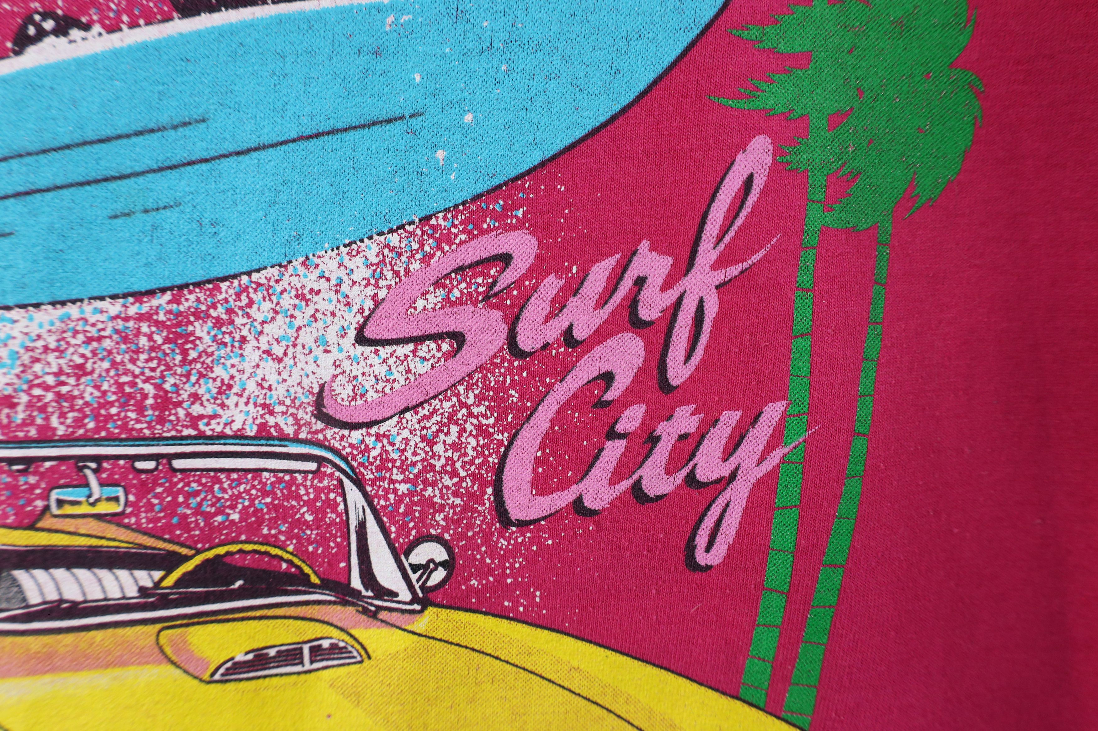 Vintage Vintage 90s Streetwear Out Surf City California T-Shirt USA Size US XL / EU 56 / 4 - 5 Thumbnail
