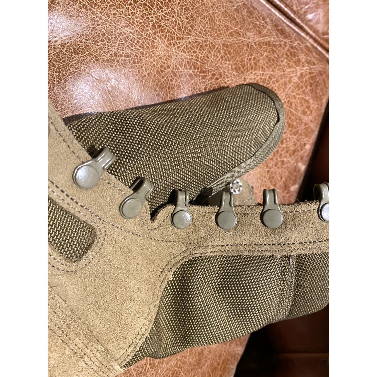 Vibram Wellco Mens Boot 4R Steel Toe Vibram Sole Temperate Weather Brown Leather Polyester R Size 4 Mens Boots Size US 5 / EU 37 - 2 Thumbnail