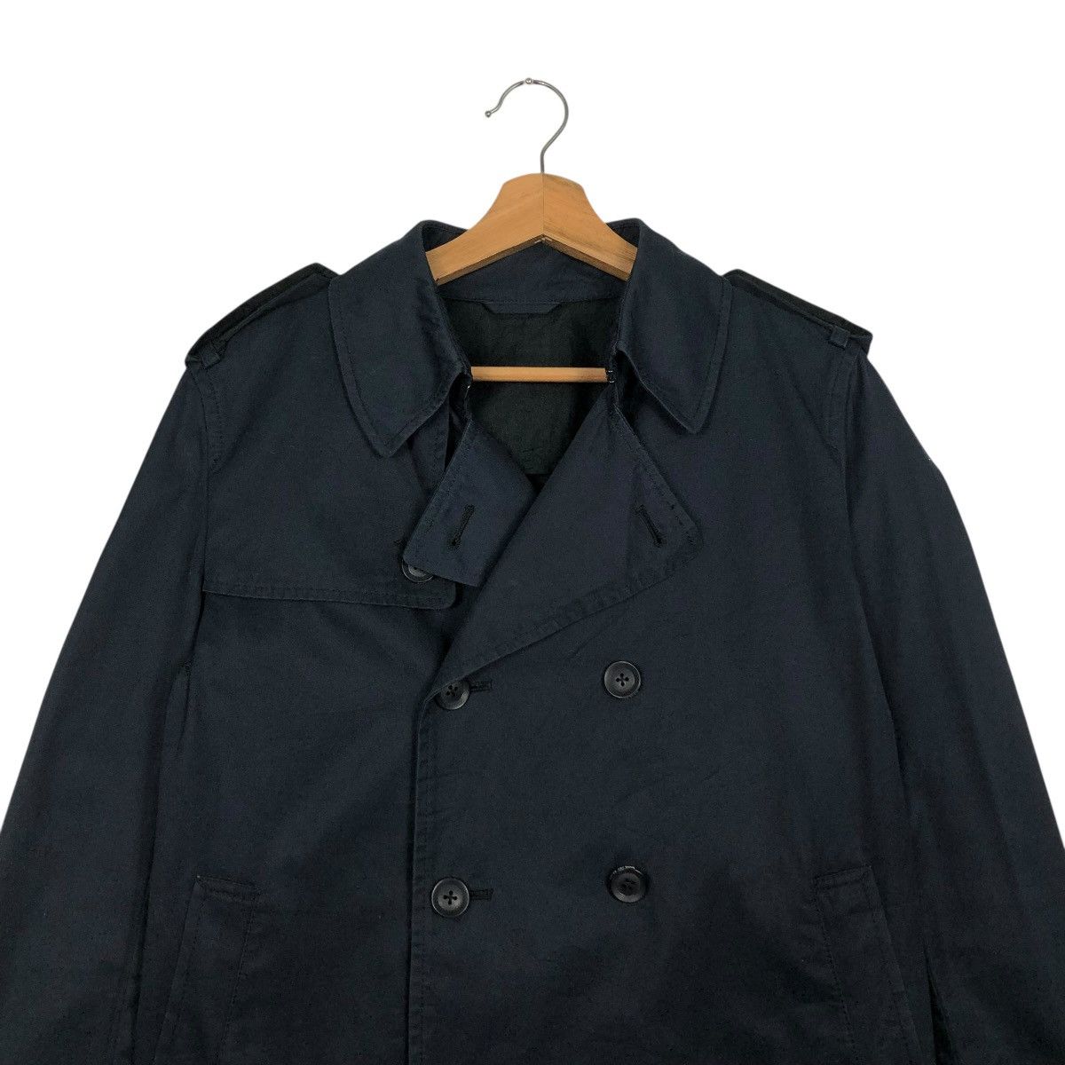 SHIPS 🔥RICH BLACK VINTAGE CHORE JACKET SHIPS JPN ISSEY MIYAKE Size US S / EU 44-46 / 1 - 5 Thumbnail