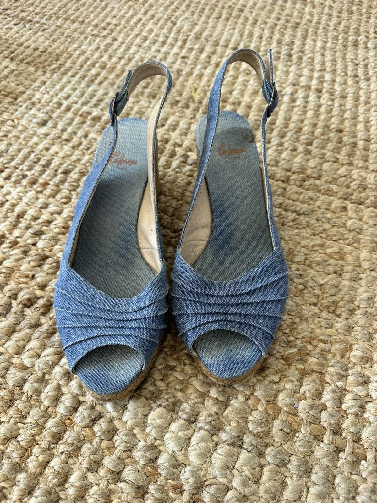 Other CASTANIERE DENIM WEDGE SANDAL SIZE 39 Size US 9 / IT 39 - 2 Thumbnail