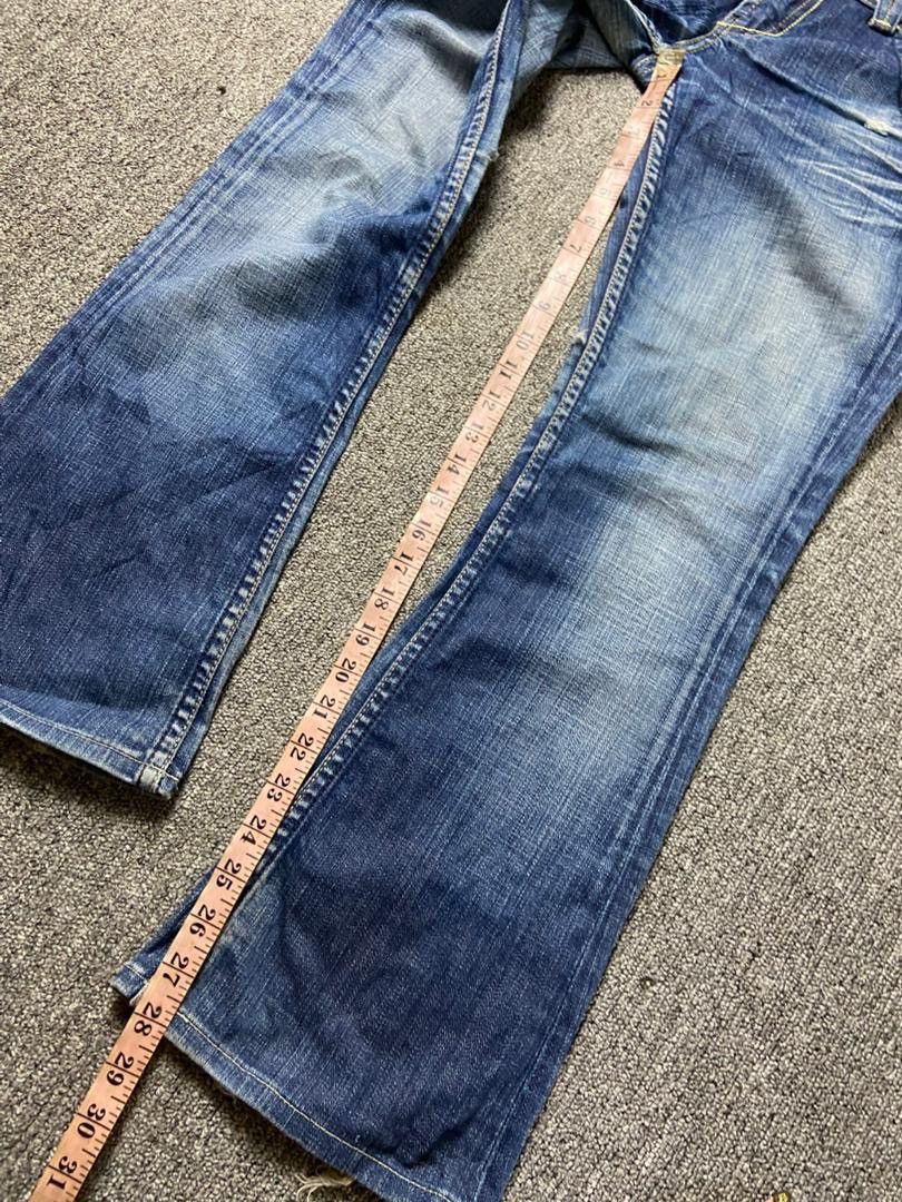 Japanese Brand YYY Yanuk Brand Distressed Flared Jeans (197) Size 30" / US 8 / IT 44 - 7 Thumbnail