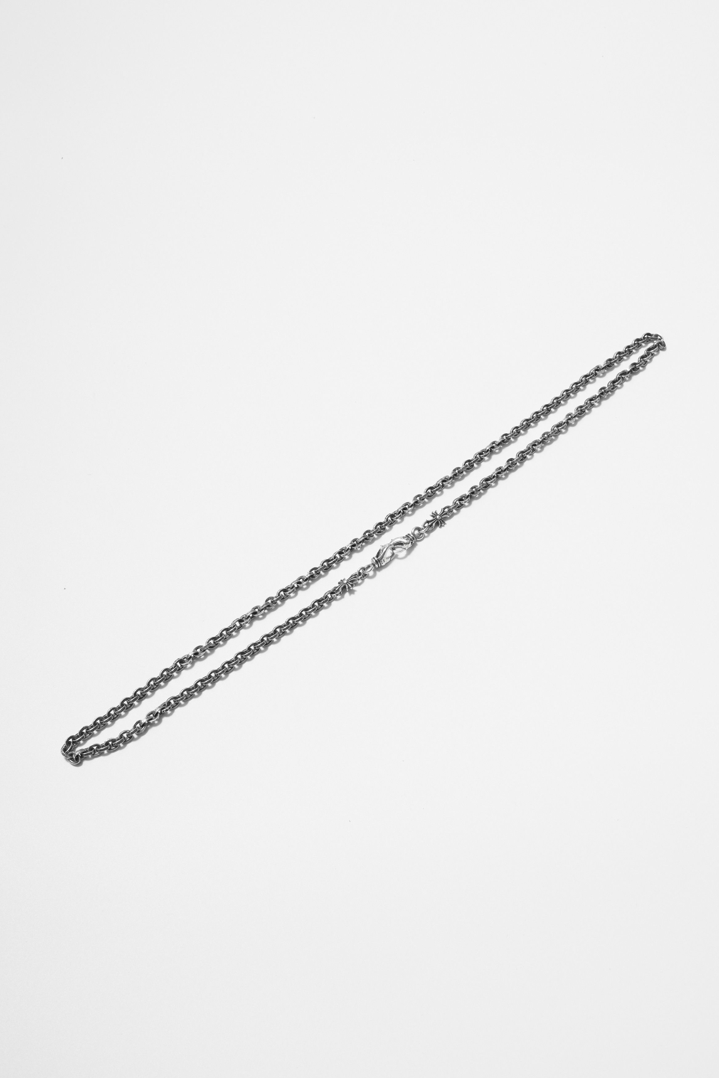 ★Chrome Hearts★2 Lobster Clip Tiny E CH Plus Roll Chain Chrome Hearts Chrome Hearts Roll Chain 2 Clip Lobster Clasps