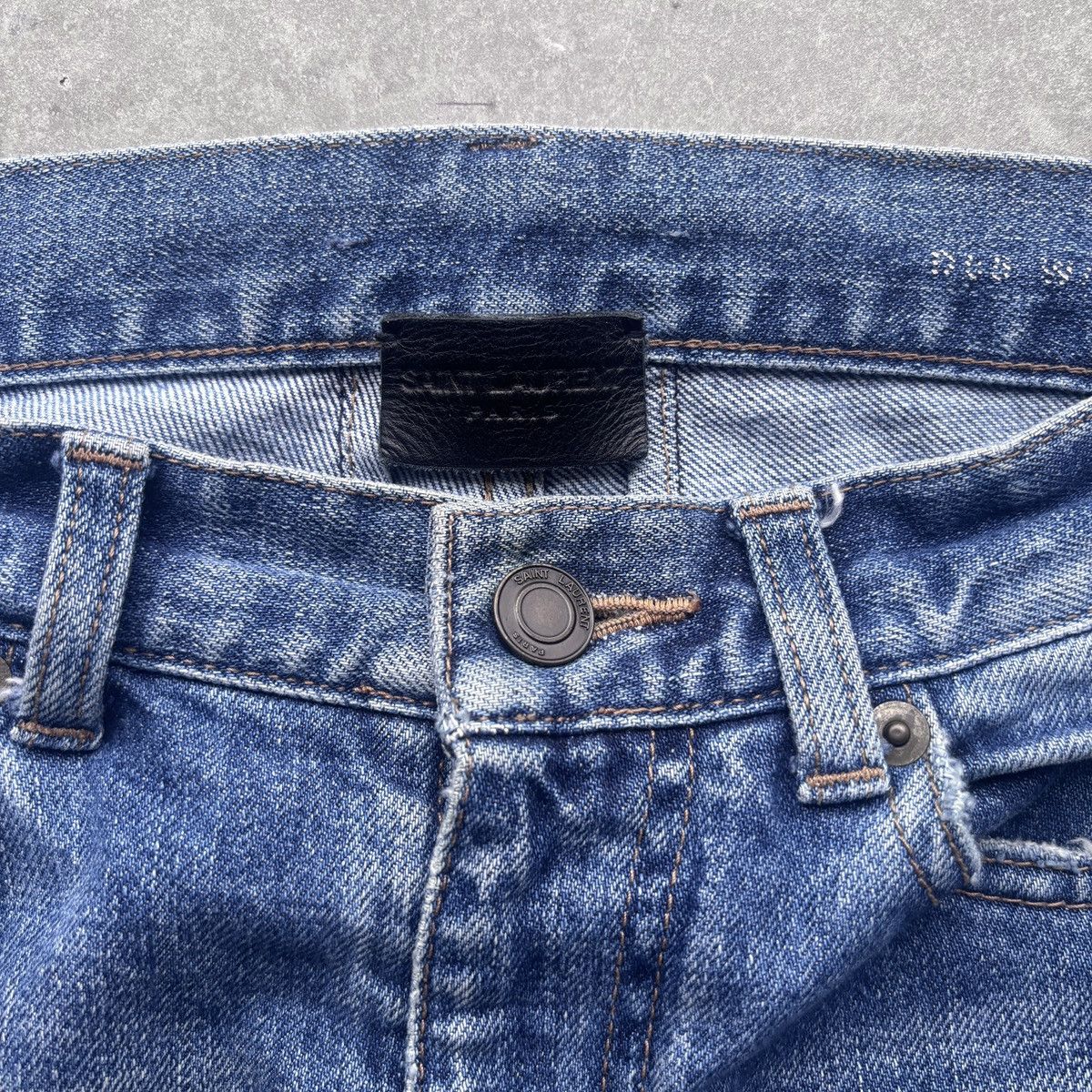 Saint Laurent Paris Hedi Slimane Jeans (Saint Laurent Paris) Size US 27 - 2 Thumbnail