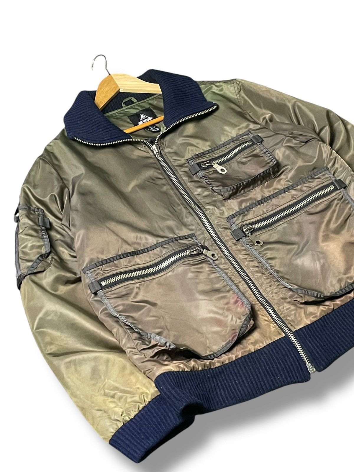 Airwalk × Japanese Brand Airwalk Multipocket Bomber Jacket (54) Size US L / EU 52-54 / 3 - 9 Thumbnail