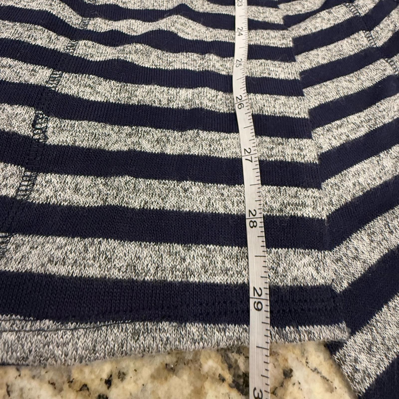 Other Stella & Dot navy blue & gray long line cardigan SZ XS Size XS / US 0-2 / IT 36-38 - 8 Thumbnail