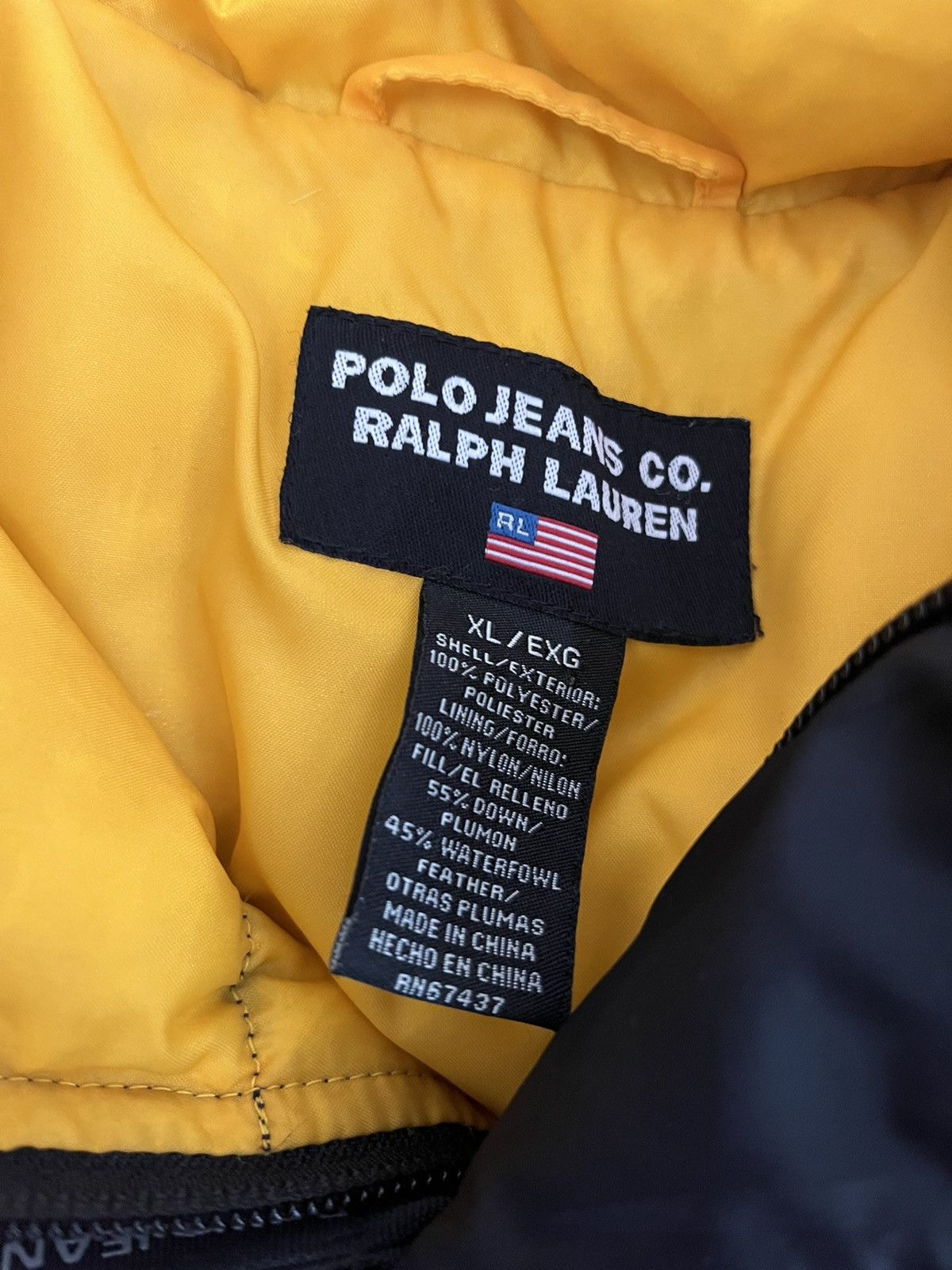 Polo Ralph Lauren Vintage Polo Jeans Puffer Size US XL / EU 56 / 4 - 4 Thumbnail