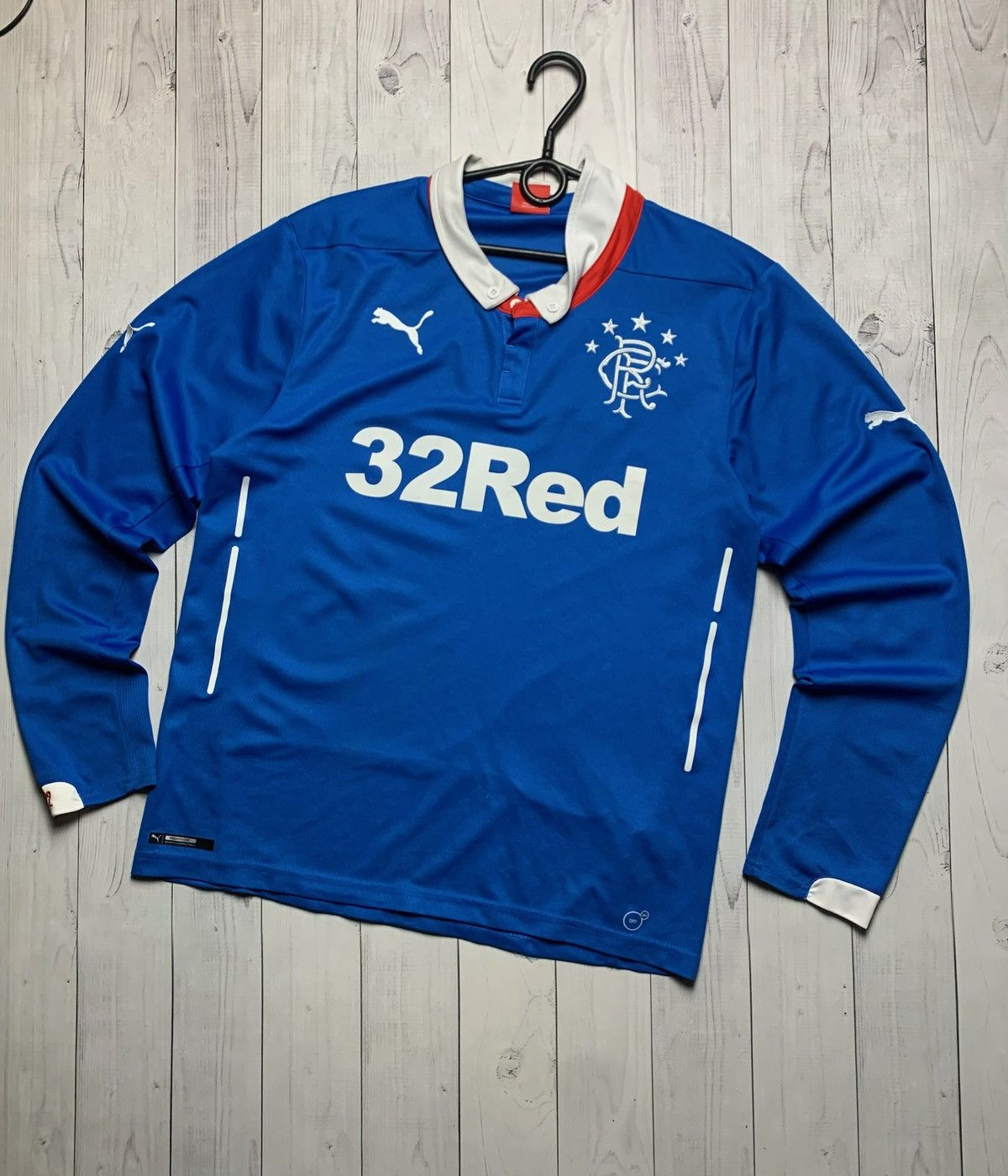 Puma × Vintage Vintage puma Rangers soccer jersey long sleeve size M Size US M / EU 48-50 / 2 - 1 Thumbnail