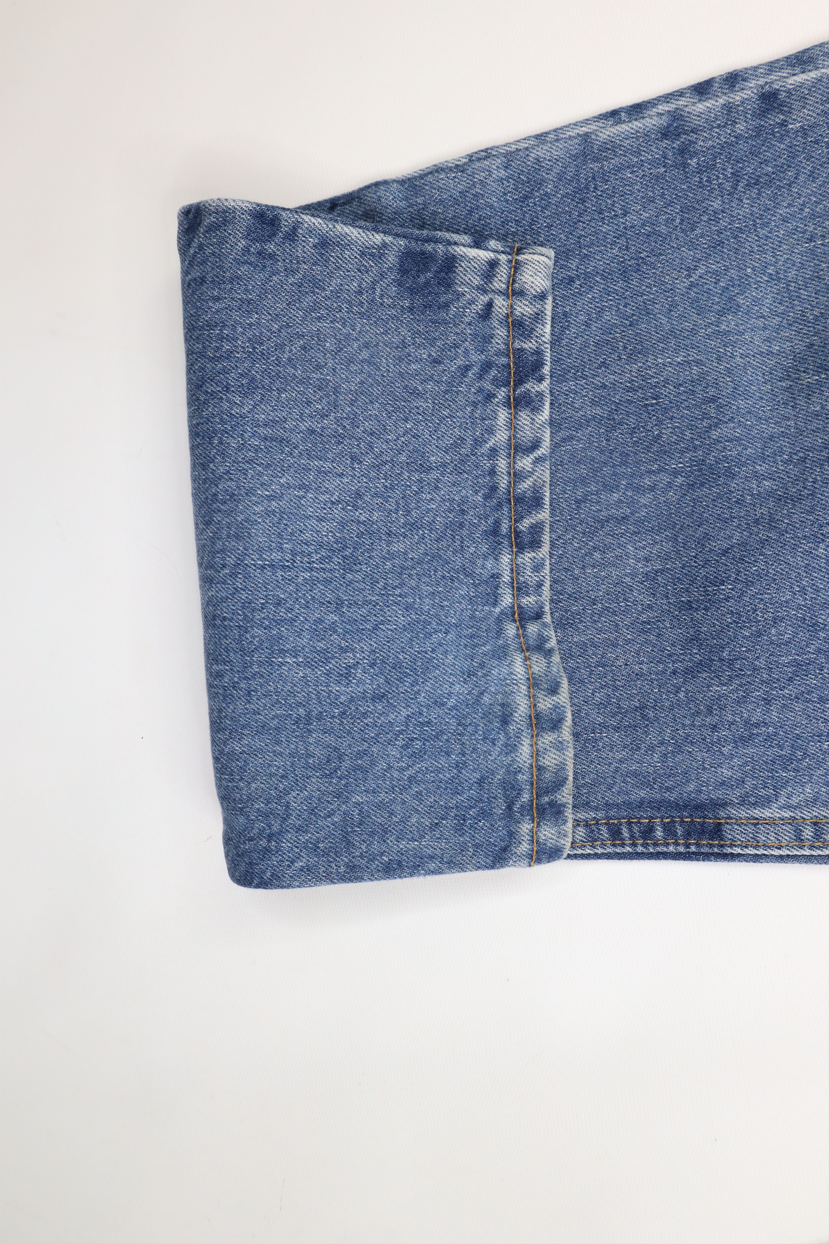 Levi's × Vintage Vintage 90s Levis 550 Relaxed Fit Denim Jeans Blue USA Size US 38 / EU 54 - 8 Thumbnail