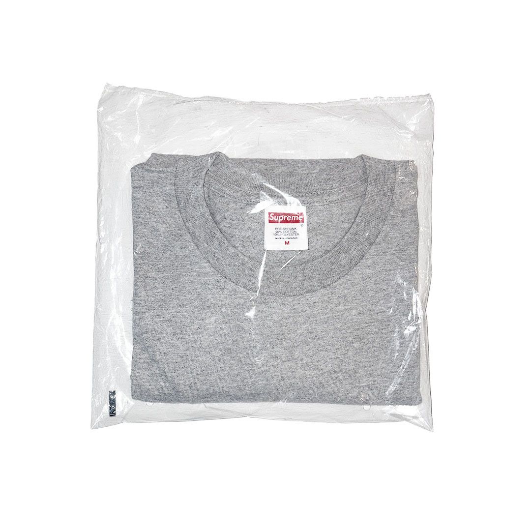 Supreme Supreme Arabic Box Logo T-shirt Grey M Size US M / EU 48-50 / 2 - 3 Thumbnail
