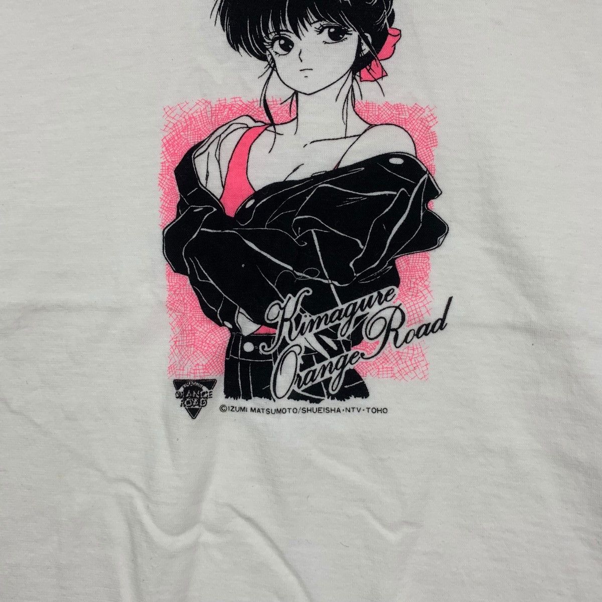Vintage Vintage 80’ KIMAGURE ORANGE ROAD Madoka Ayukawa Tee Shirt Size US M / EU 48-50 / 2 - 5 Thumbnail