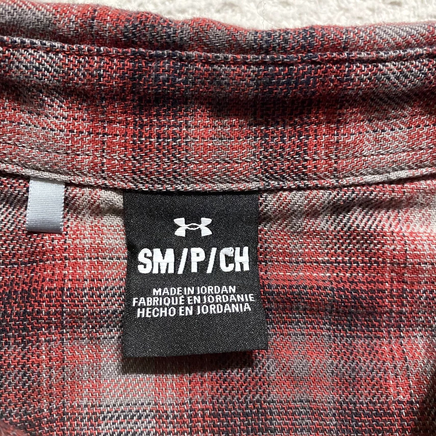 Under Armour Under Armour Shirt Mens Small Multicolor Plaid Long Sleeve Snap Button-Front Size US S / EU 44-46 / 1 - 3 Thumbnail