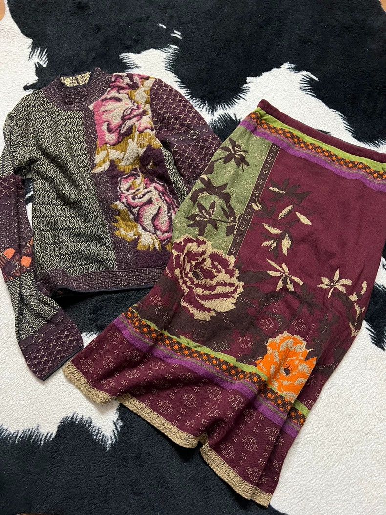Kenzo KENZO Three-dimensional floral wool sweater Size M / US 6-8 / IT 42-44 - 8 Thumbnail