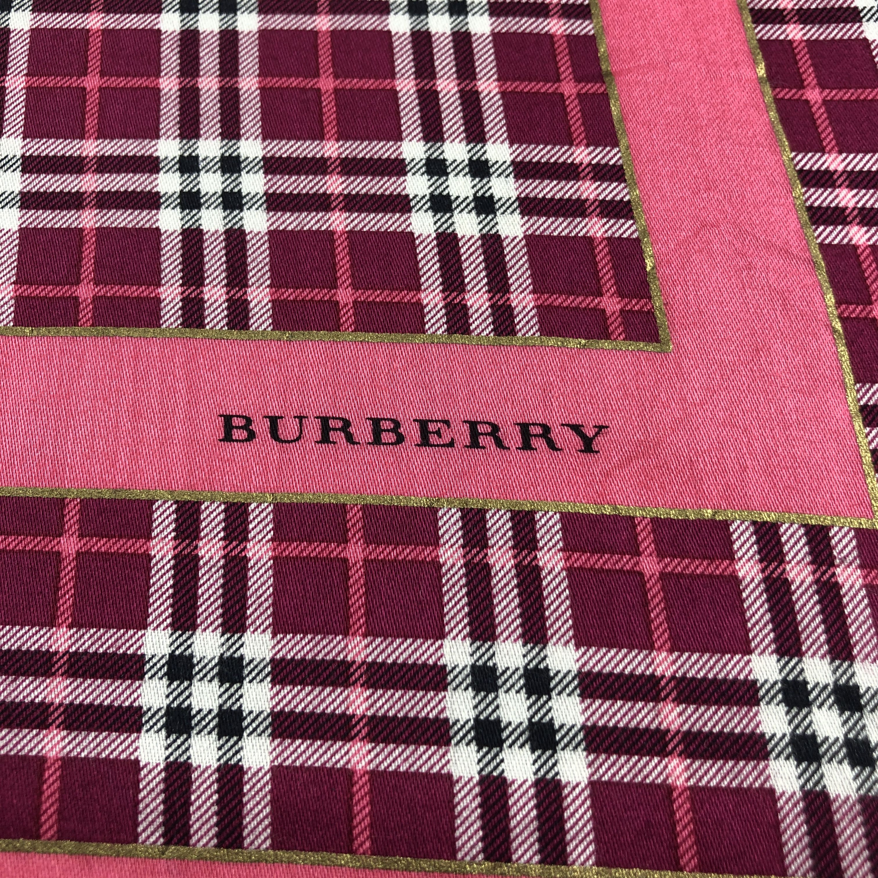 Burberry Burberry Handkerchief Neckerchief Bandana H2525 Size ONE SIZE - 3 Thumbnail