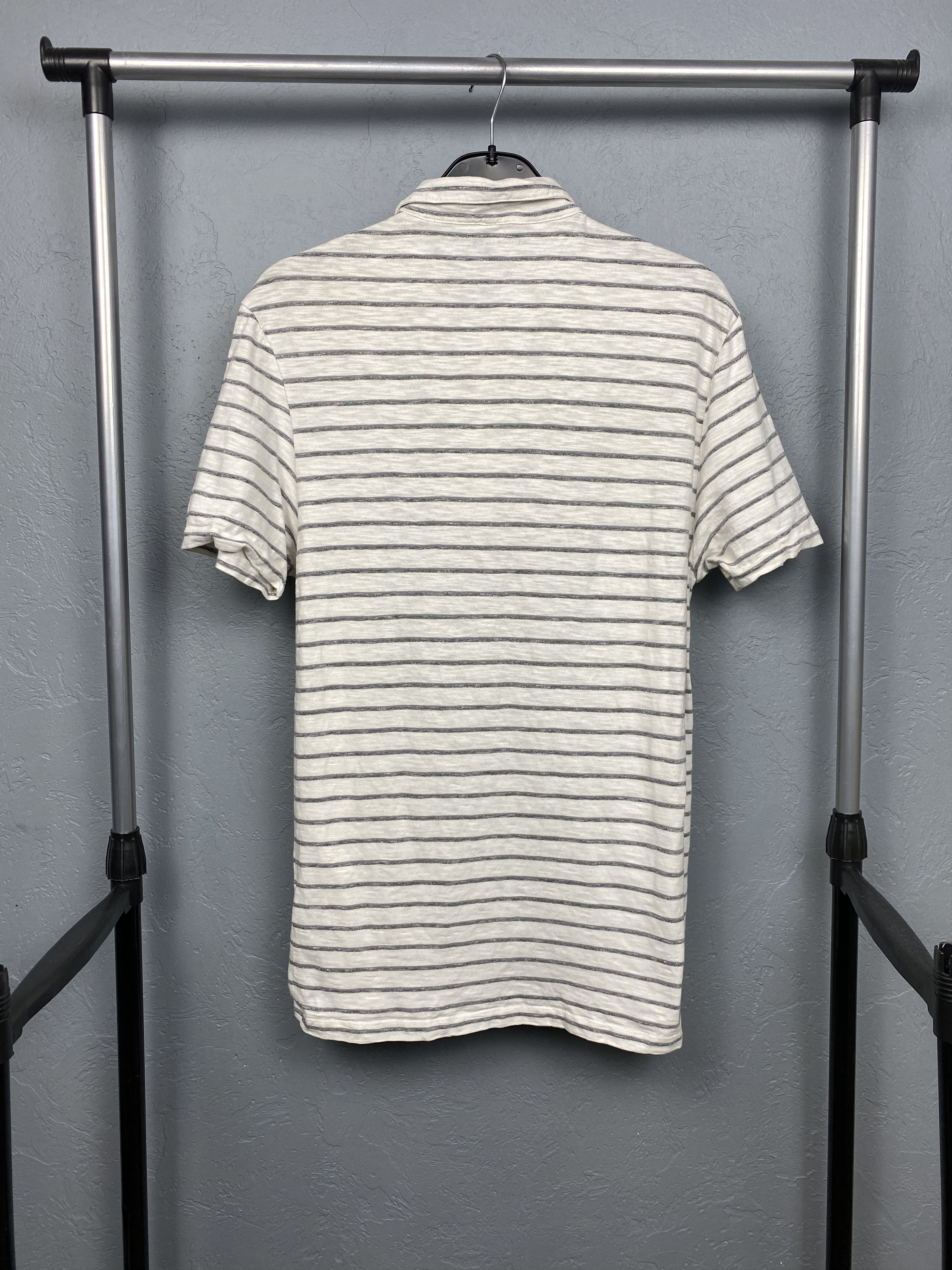 Allsaints Allsaints Vintage Mens Paver Striped Polo Shirt Size US M / EU 48-50 / 2 - 6 Thumbnail