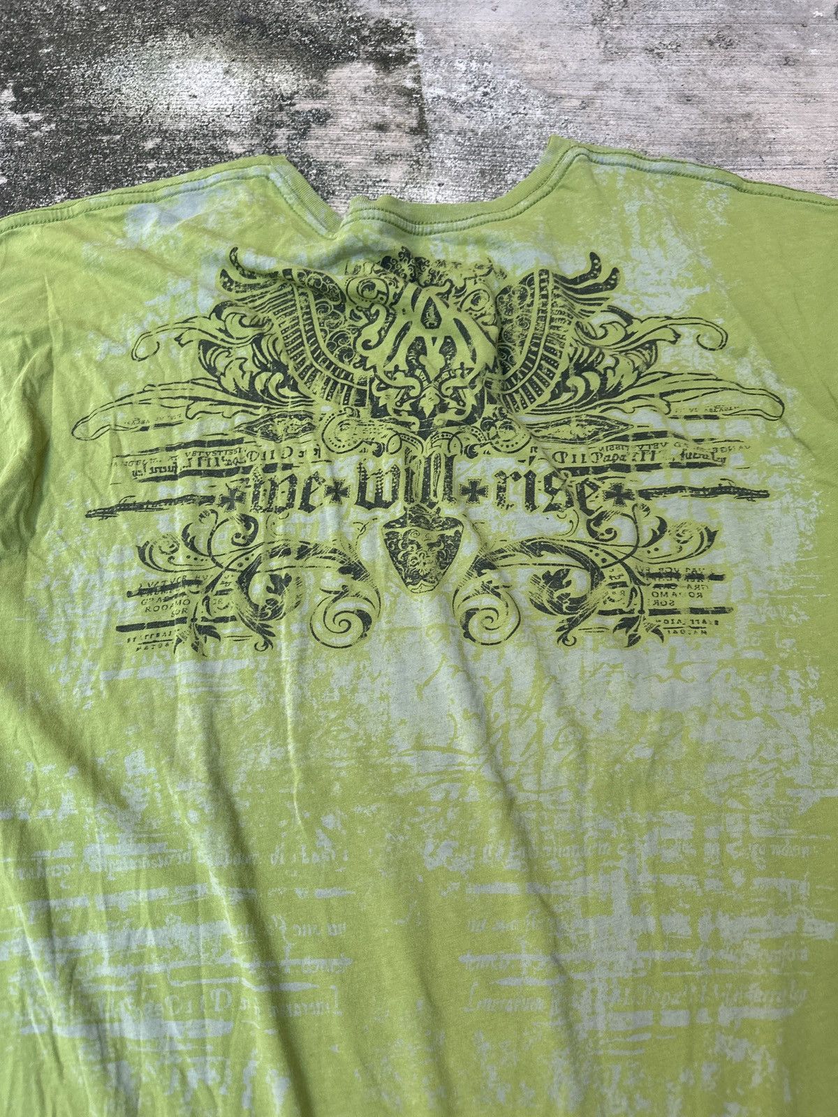 Affliction Y2k 2000s tribal grunge archiac affliction aop T-Shirt Size US XXL / EU 58 / 5 - 5 Thumbnail